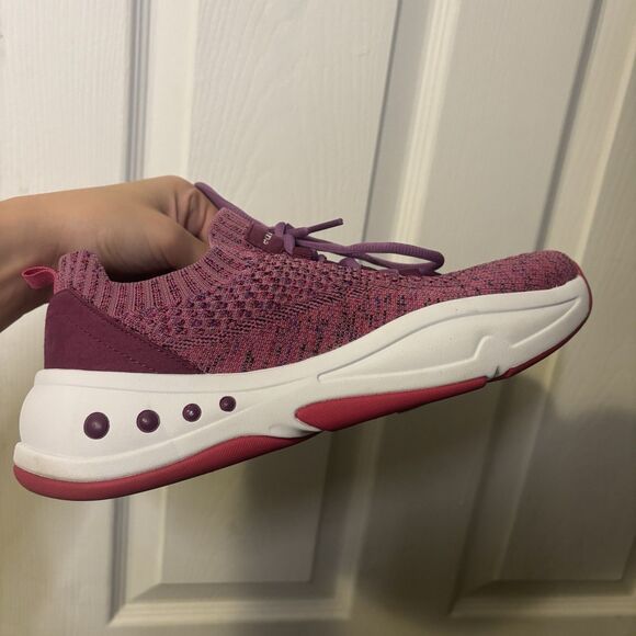 EASY SPIRIT Womens 8.5 Power Sneakers Pink/Magenta Lightweight Wedge Walking - Picture 12 of 15